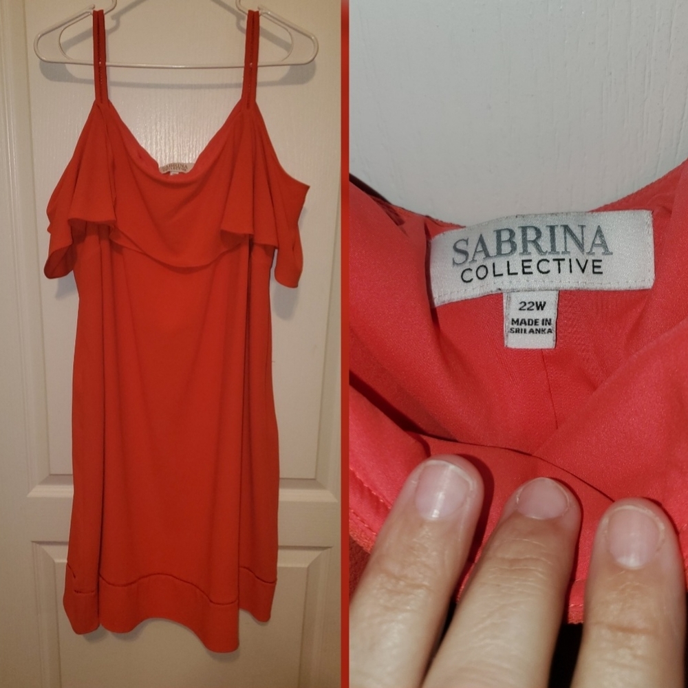 Sabrina Collection Dress 22 Coral